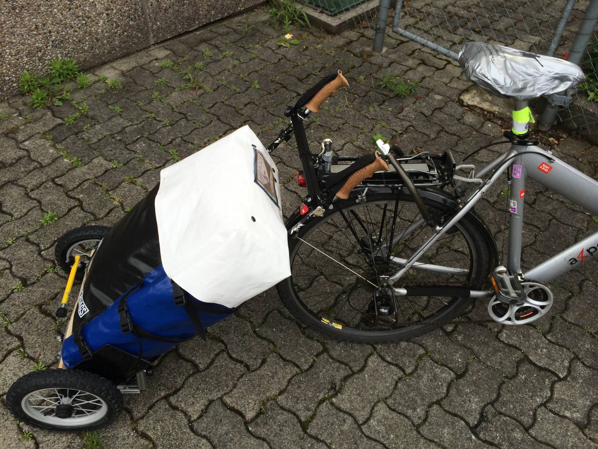 Transportmöglichkeit mit Velo